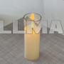 LED свеча 033 на батарейках 3шт 15см